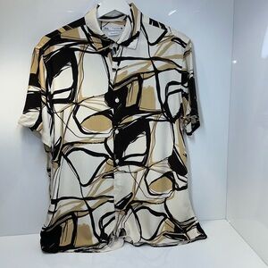 ZARA MEN’S SHORT SLEEVE SHIRT SIZE M REGULAR FIT
